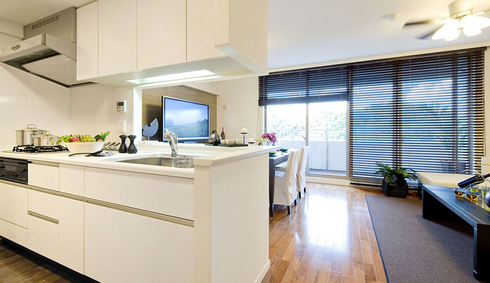 Kitchen, Living Room